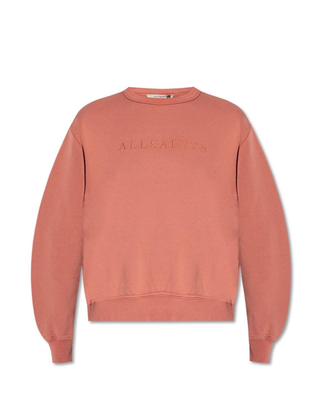 All saints top pink sweatshirt