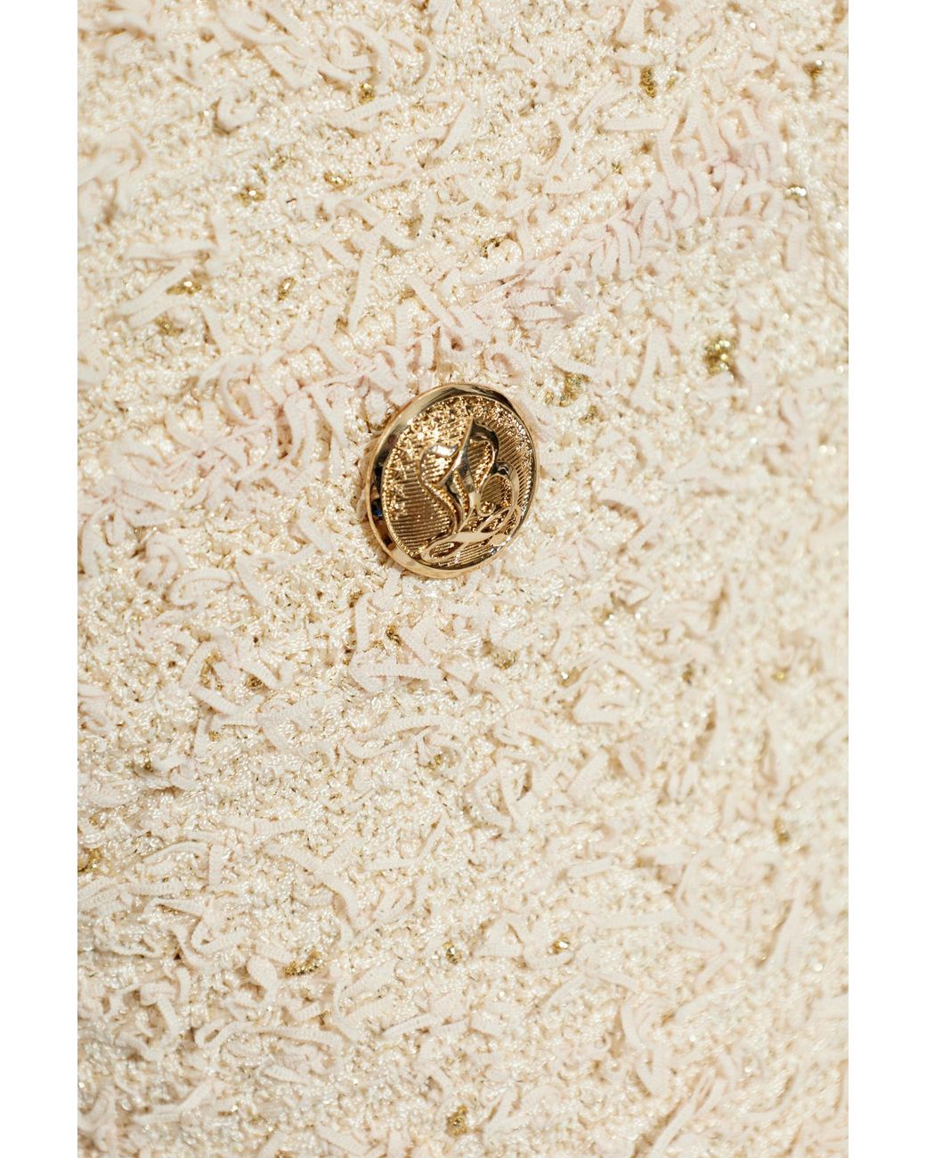 Balmain Natural Tweed Skirt