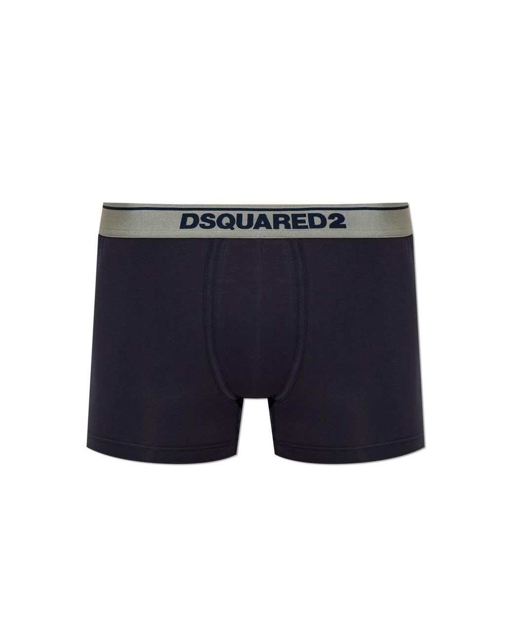 DSquared² Blue Logo Boxer Briefs for men