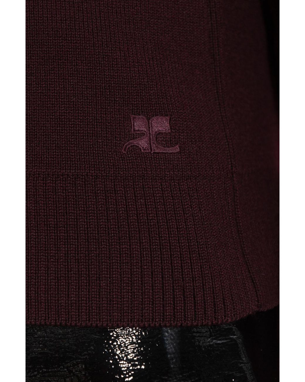 Courreges Red Wool Sweater