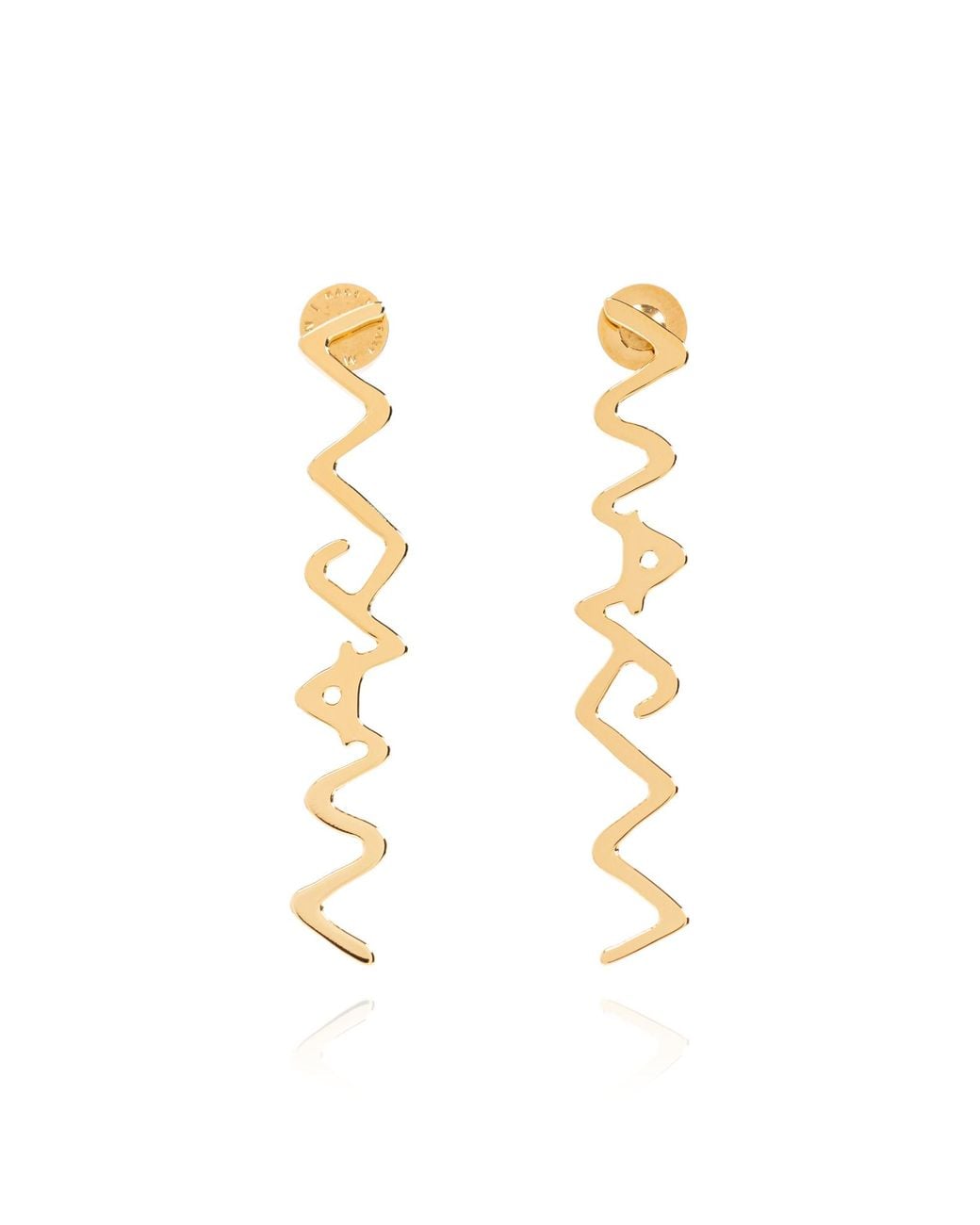 Marni White Brass Earrings