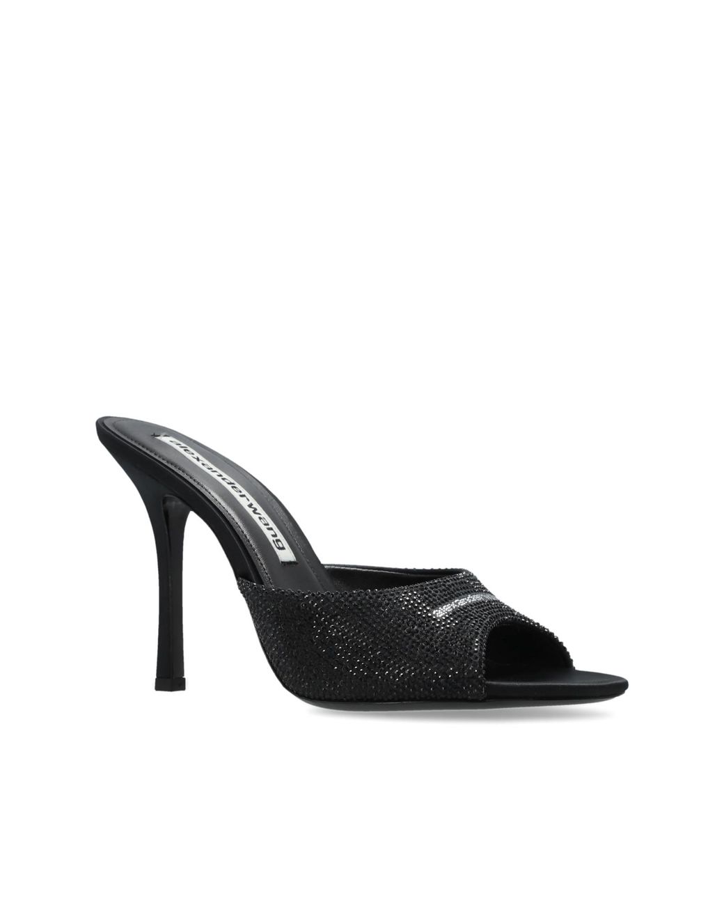 Alexander Wang Blue Heeled Mules 'Cher'