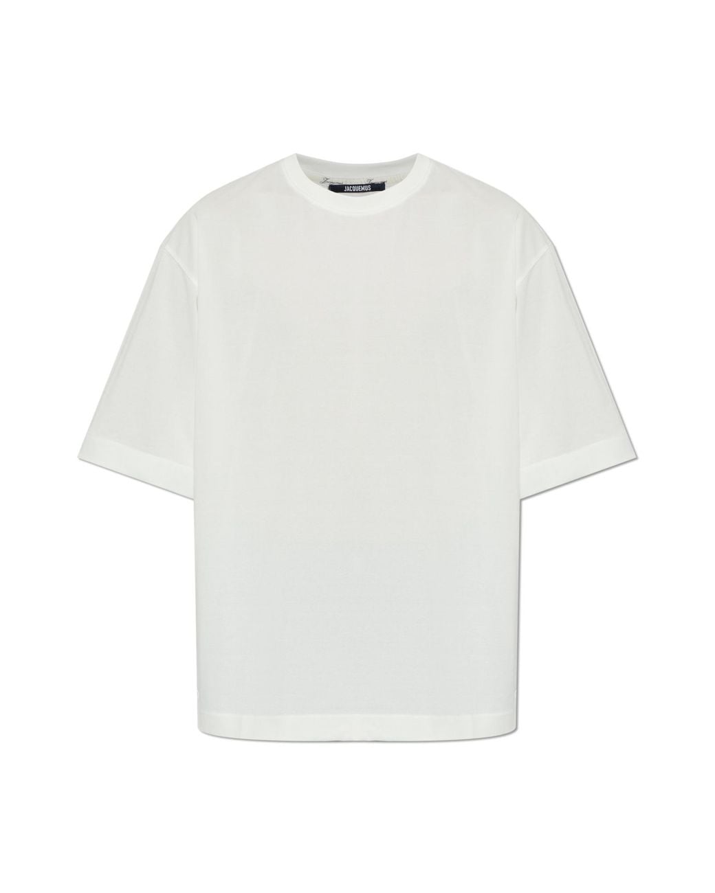 Jacquemus White Crew Neck T-Shirt for men