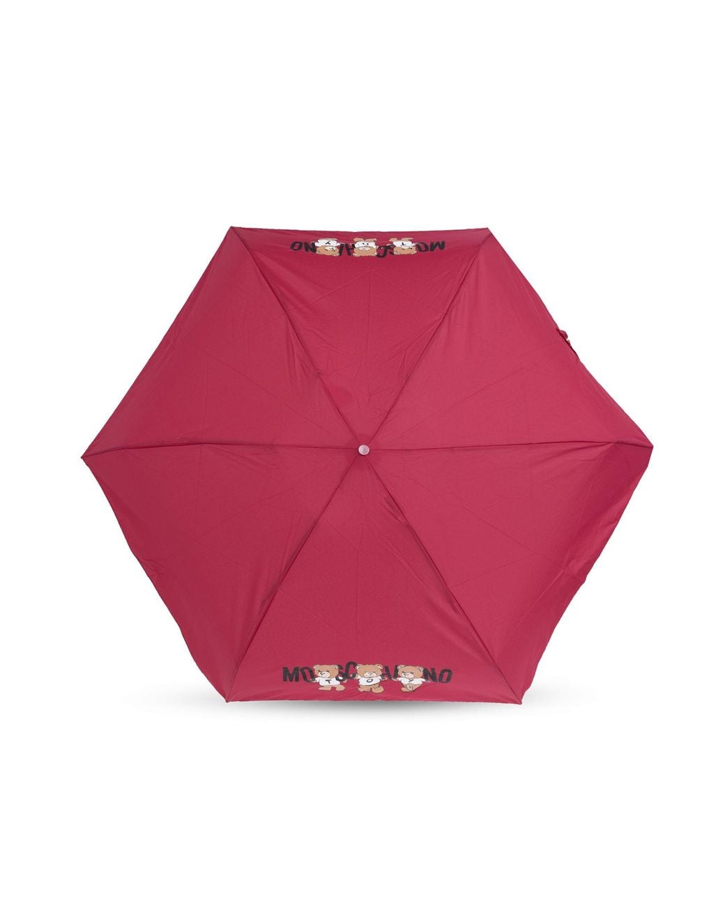 Moschino Pink Umbrella With Logo