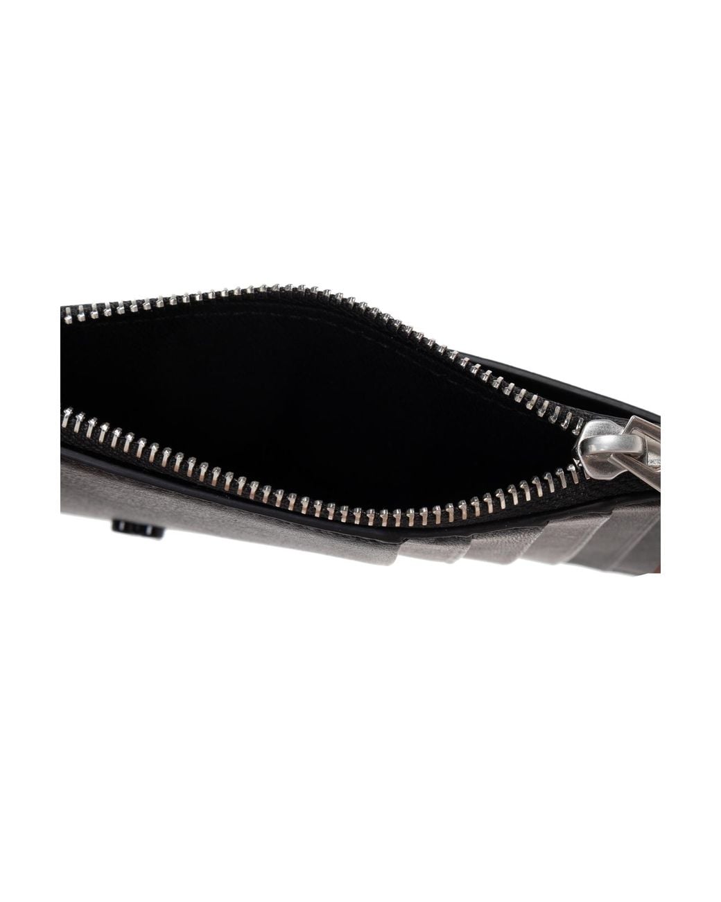 AMI Black Leather Card Holder