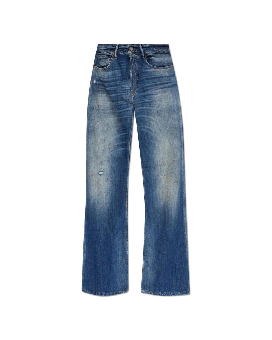 Acne Blue Vintage-Effect Jeans