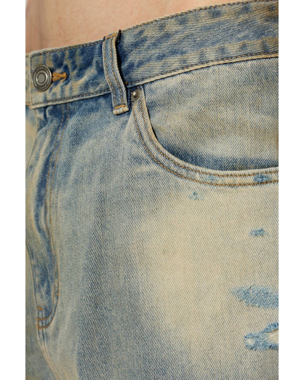 Juun.J Green 'Vintage' Jeans for men