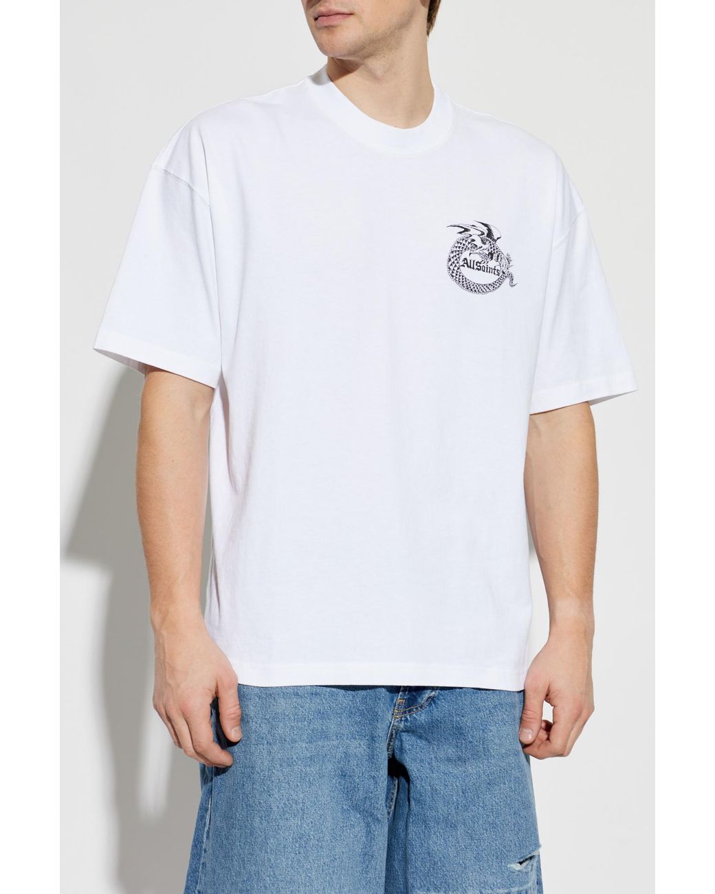 AllSaints White T-Shirt 'Terra' for men