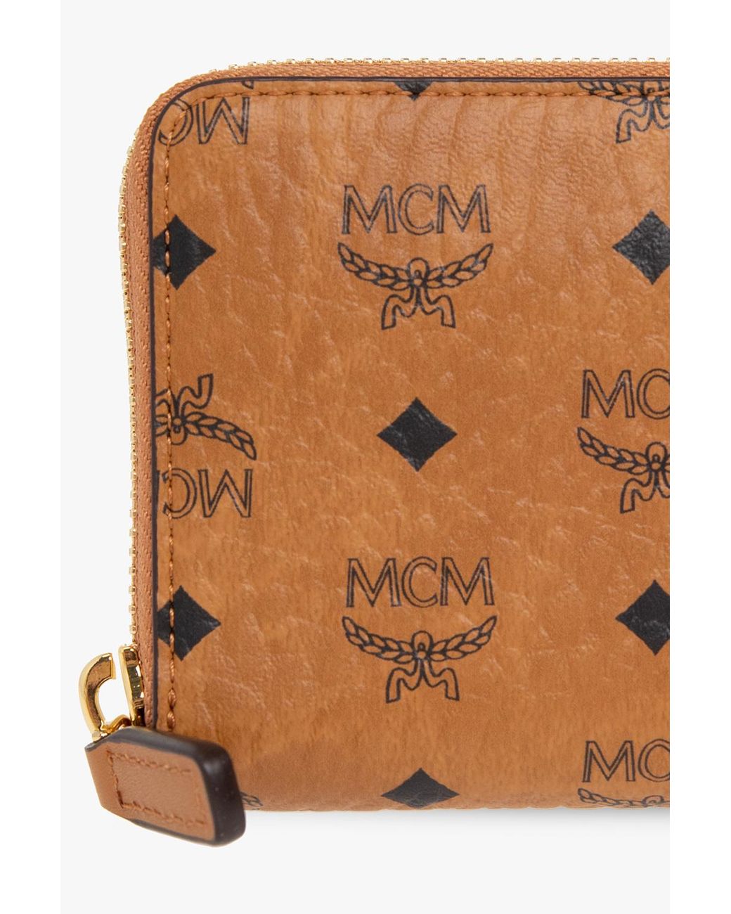 MCM Brown Wallet With Logo