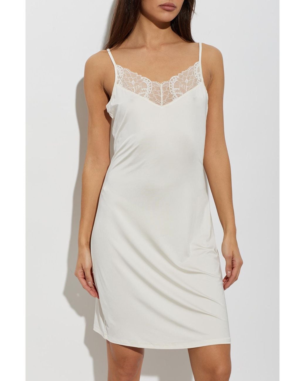 Hanro White 'Azelia' Nightdress