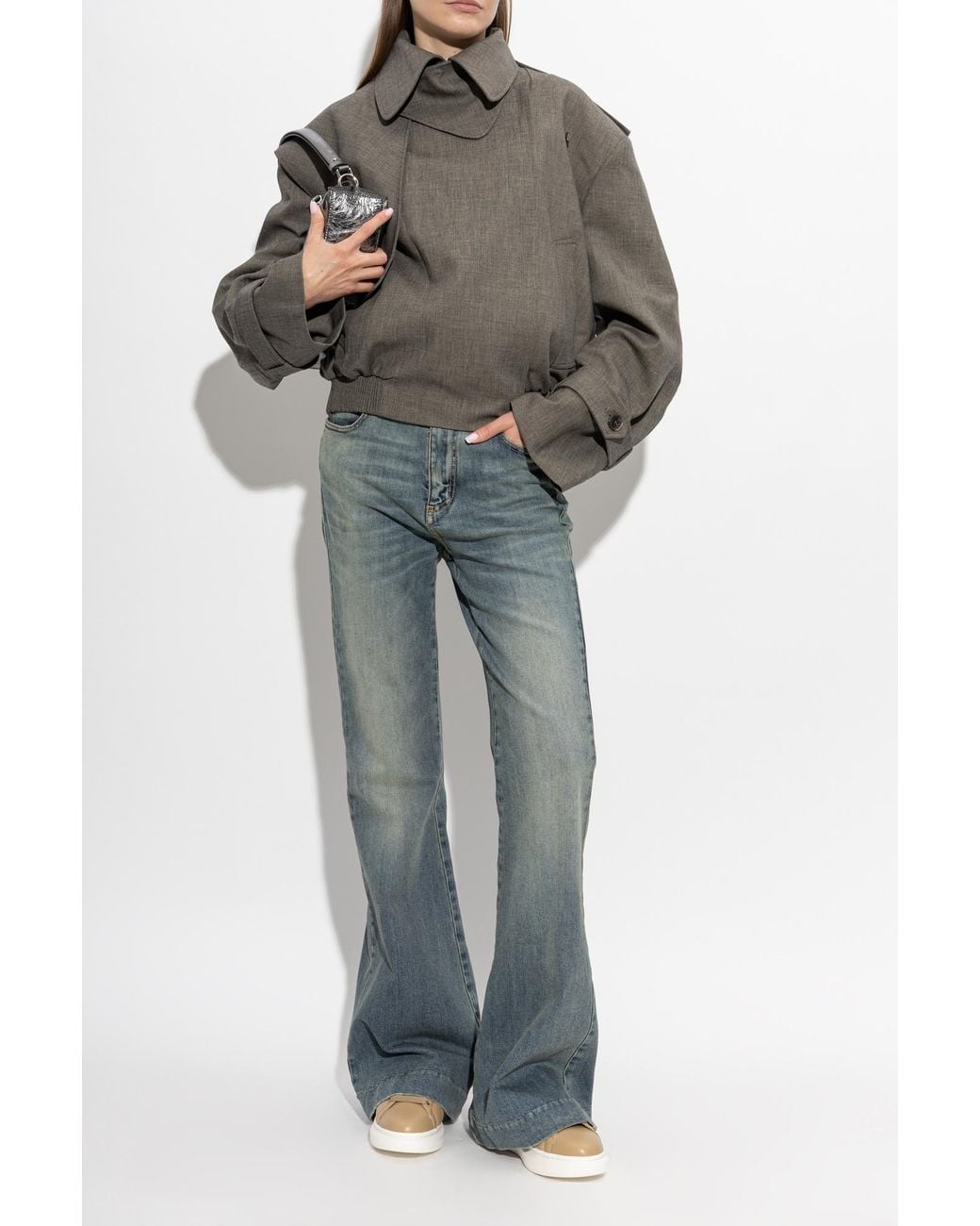 McQueen Natural 'Oversized' Sports Shoes