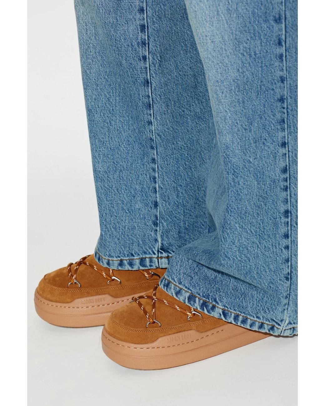 Moon Boot Brown 'Mb Park Slipper' Shoes