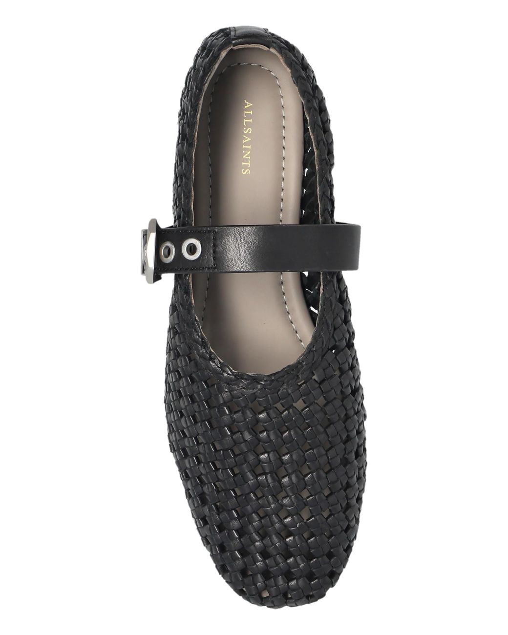 AllSaints Black "Sabine" Ballerinas