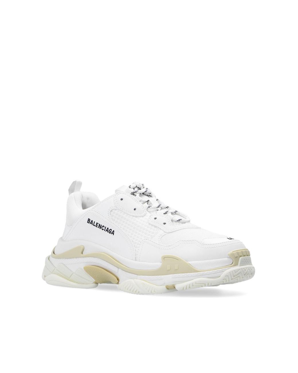 balenciaga triple s men white