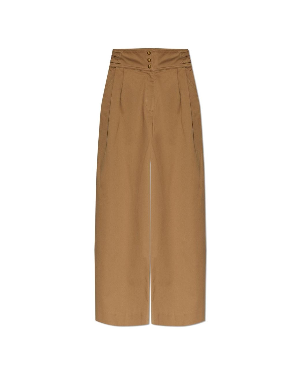 Zimmermann Natural Wide-Leg Trousers