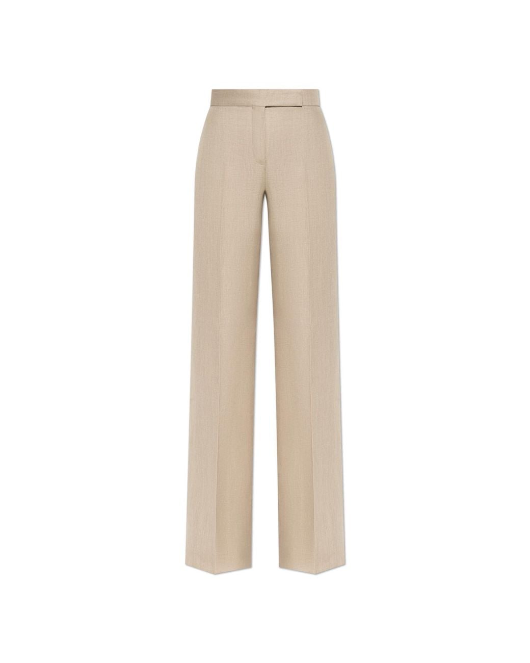 Max Mara Natural Linen Trousers "Angus"