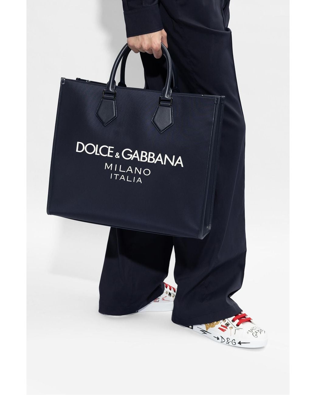 Dolce & Gabbana Black 'Shopper' Bag for men