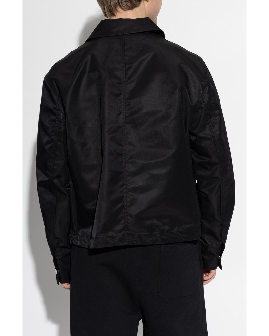 AMI Black Jacket With Pockets for men