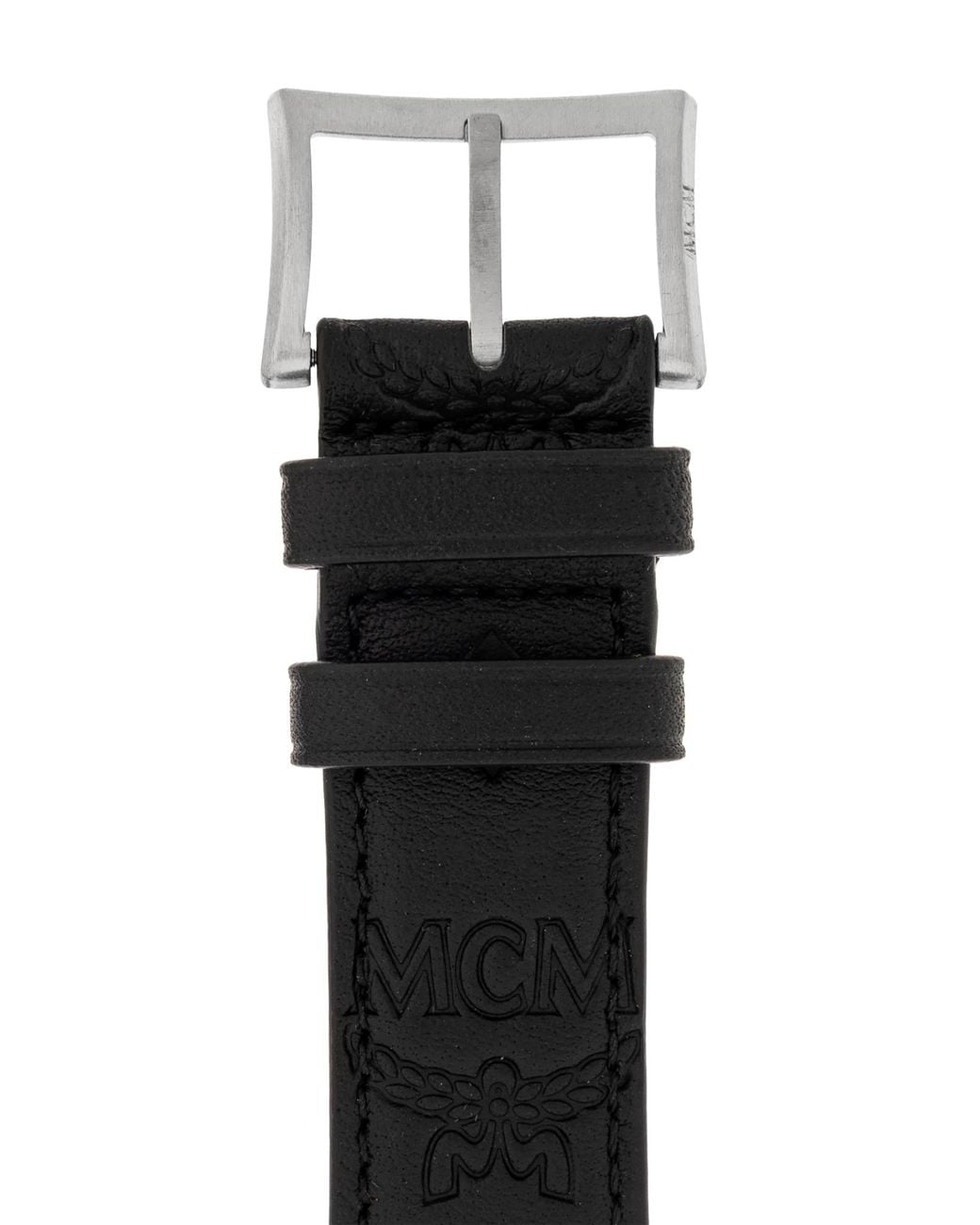 MCM Black Apple Watch Band for men