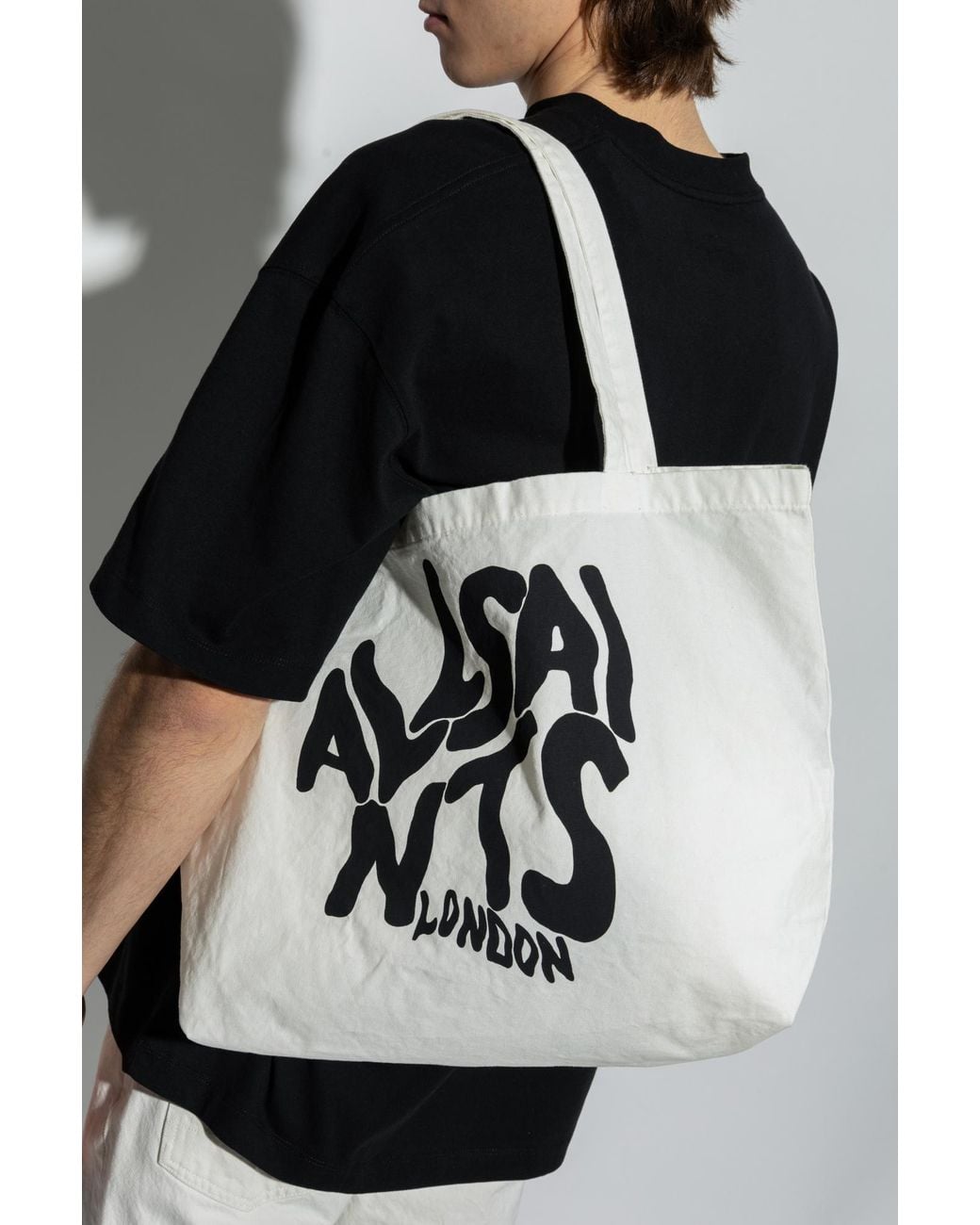 AllSaints White Bag Orlando Type Shopper for men