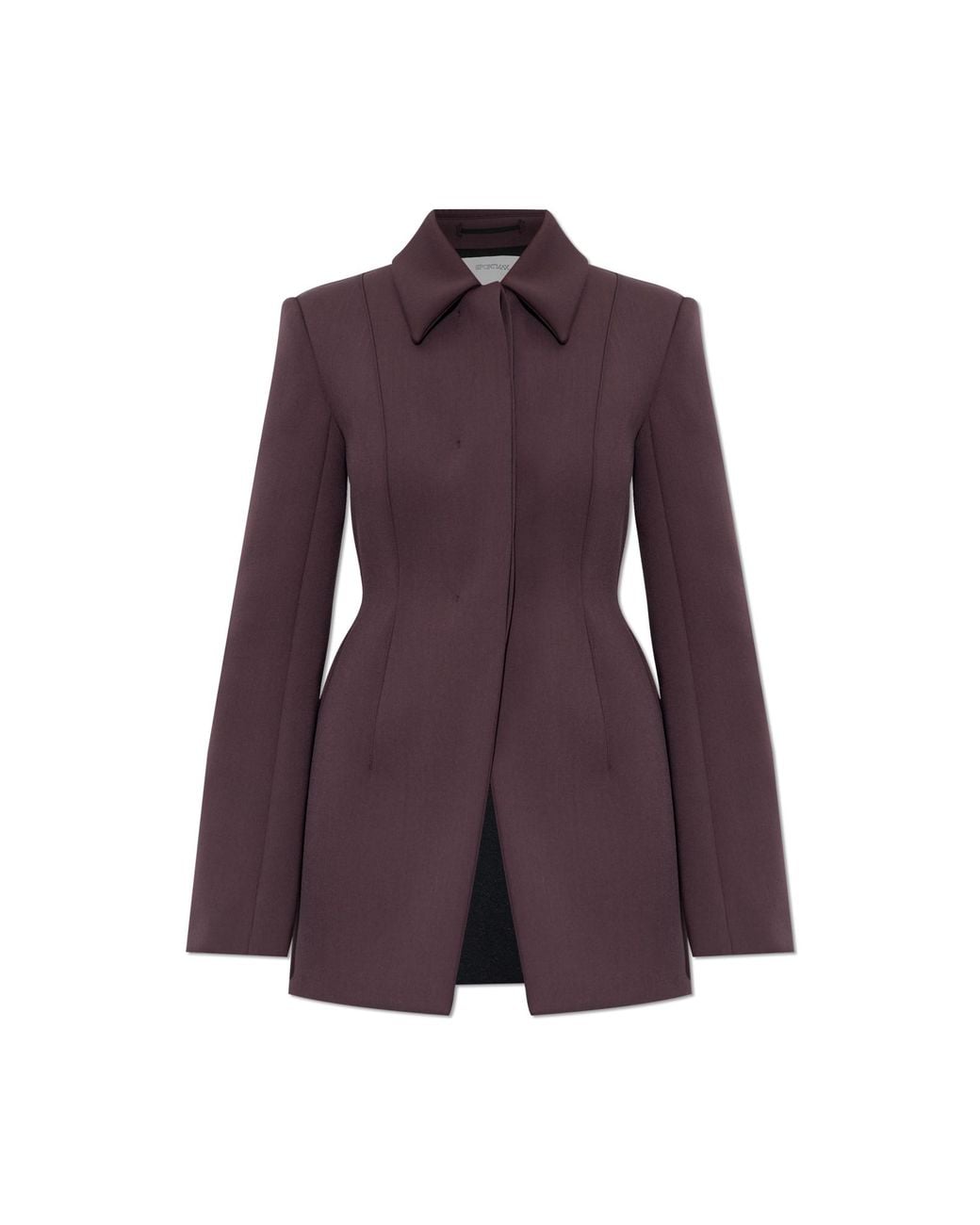 Sportmax Purple Coat 'Bacio'