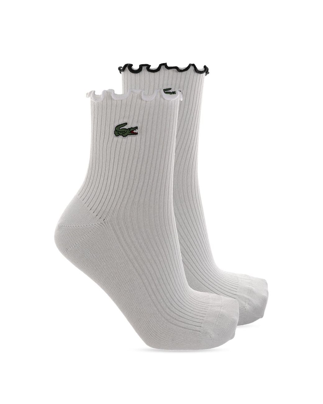 Lacoste White 2-Pack Of Socks