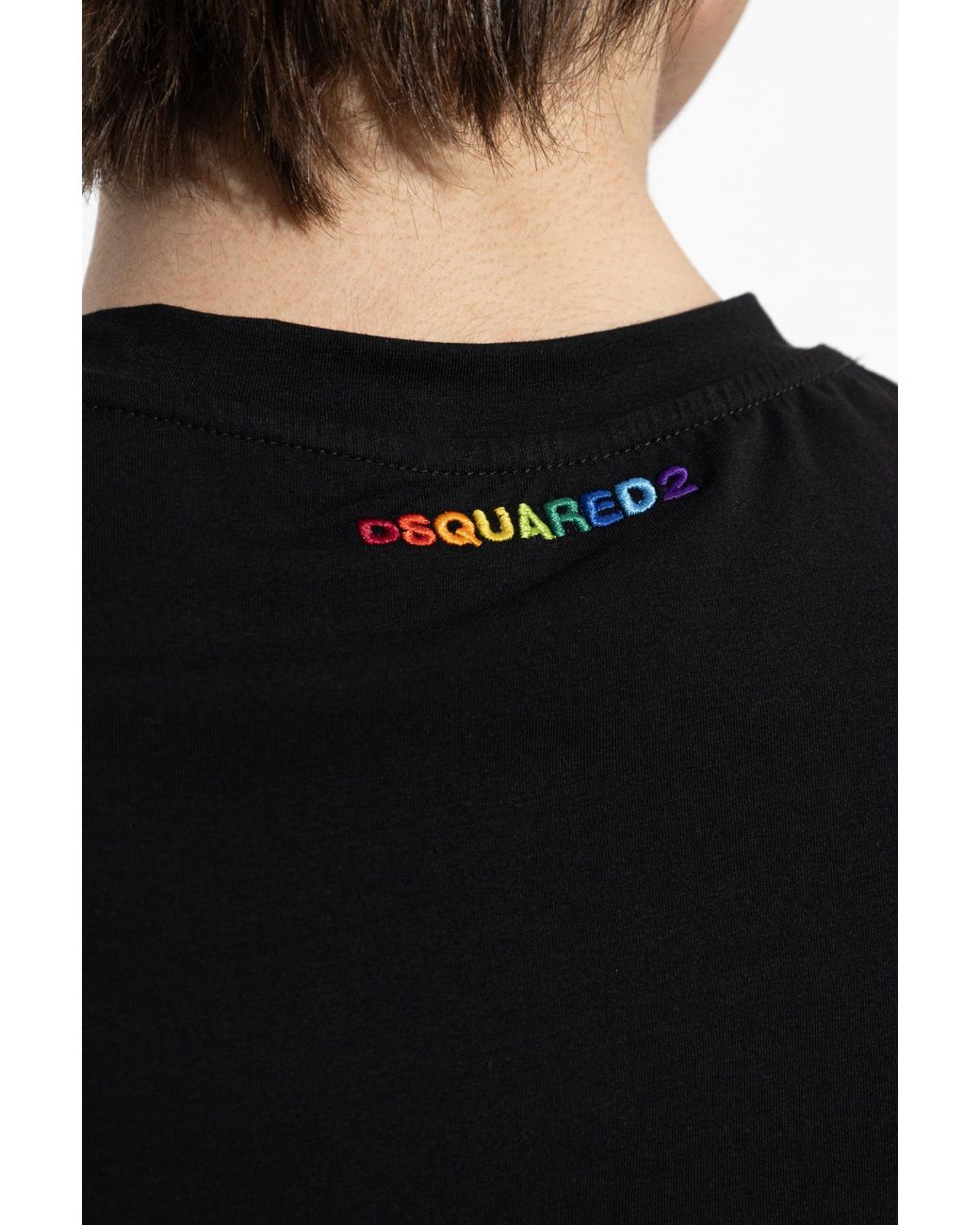 DSquared² Black Underwear T-Shirt With A Round Neckline for men