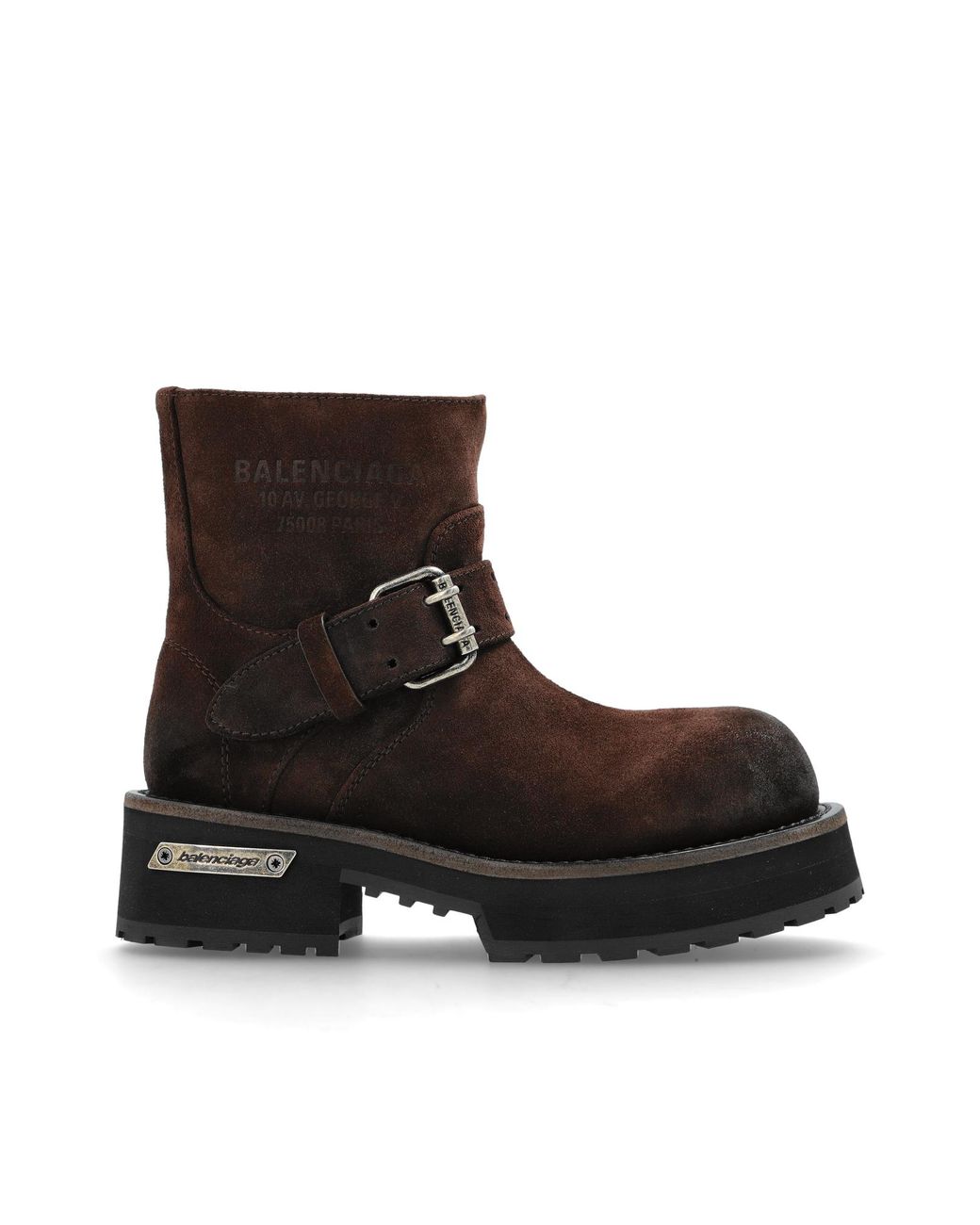 Balenciaga Brown 'Venom Mini' Ankle Boots