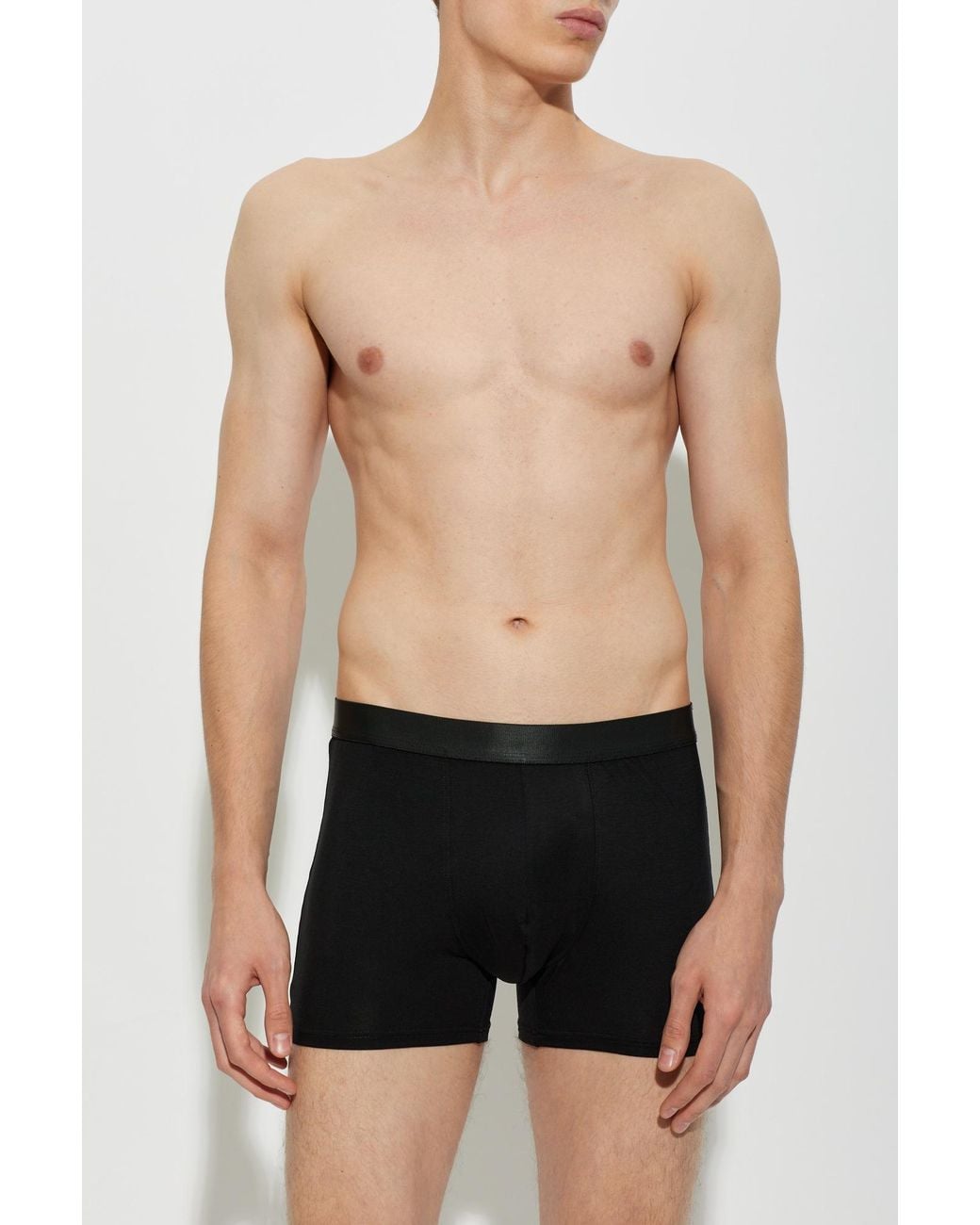 CDLP Black Triple Pack Boxer Briefs With Logo for men