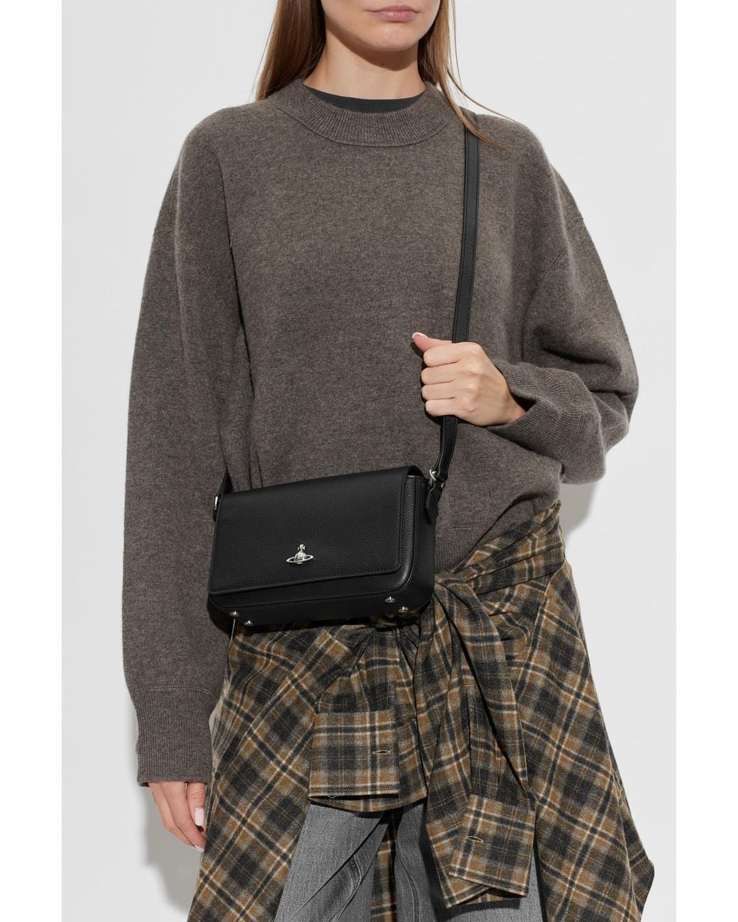 Vivienne Westwood Black Leather Bag