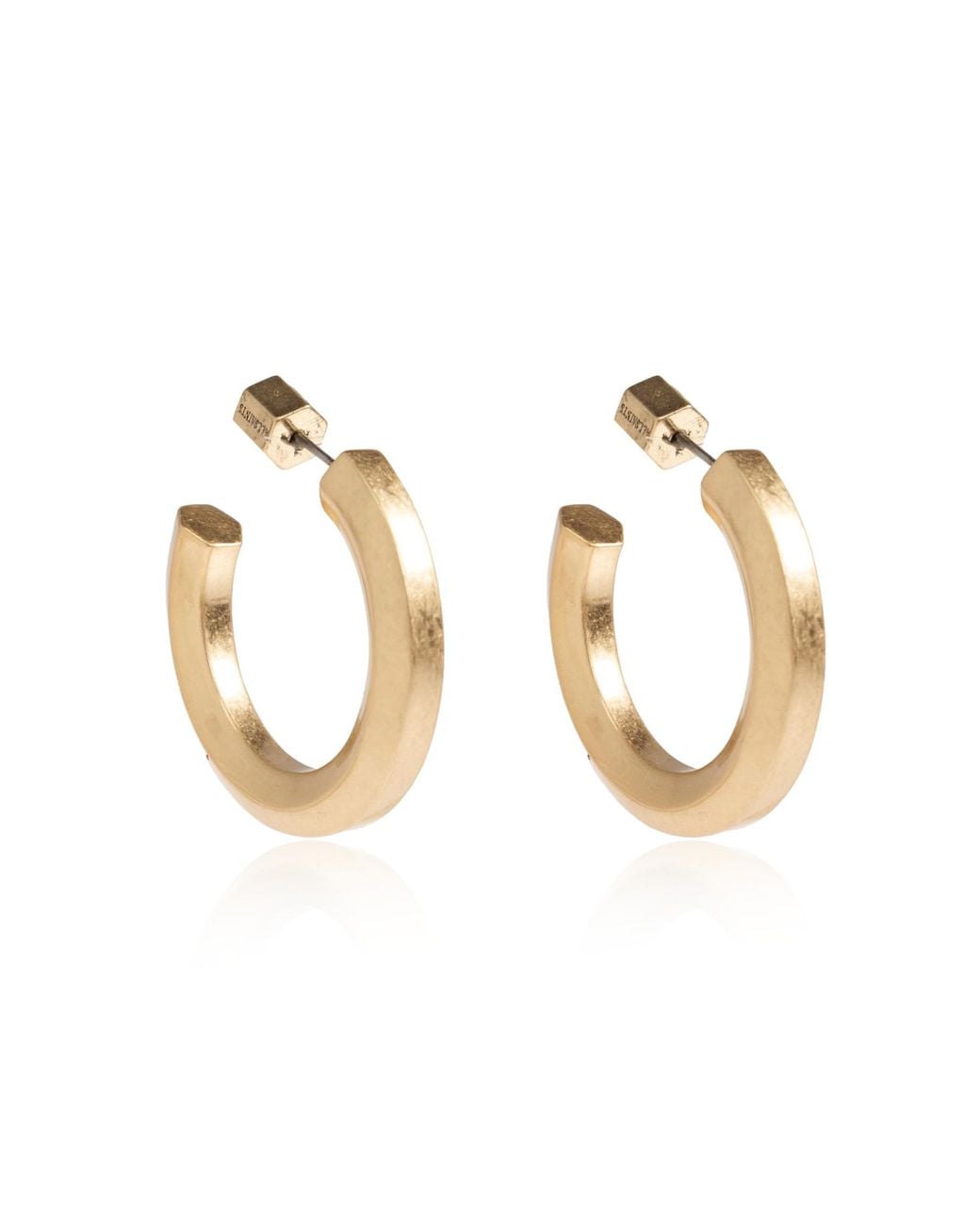 AllSaints Metallic Hoop Earrings