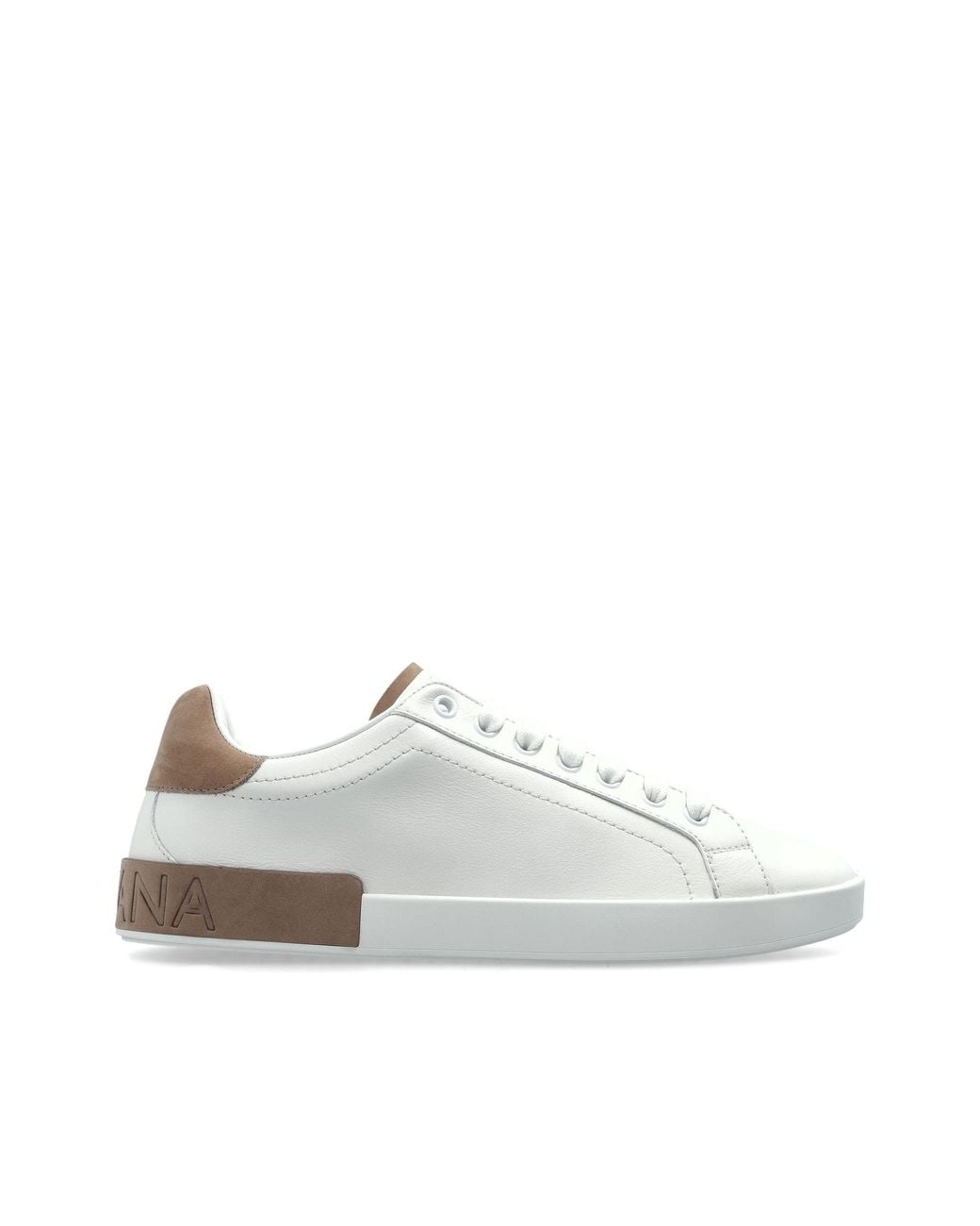Dolce & Gabbana White 'Portofino' Sneakers for men