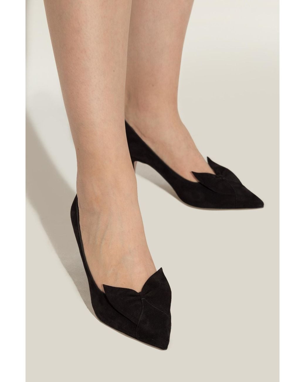 Ferragamo Black Heeled Shoes "Gwen"