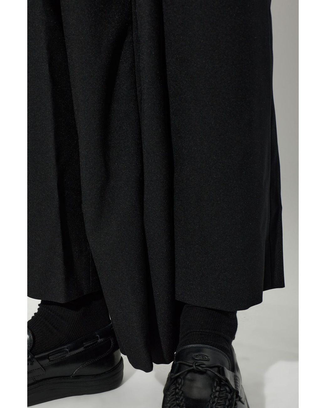 Comme des Garçons Black Asymmetric Trousers for men