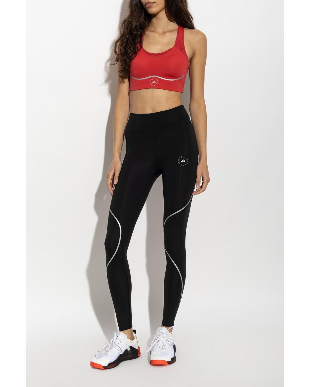 Adidas By Stella McCartney Black Logo Leggings