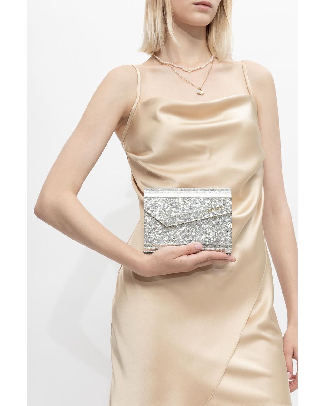 Jimmy Choo Metallic 'Candy' Clutch