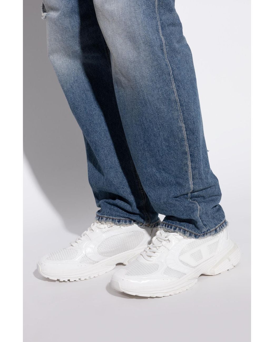 DIESEL White Sneakers S-Pro-V-Dense for men