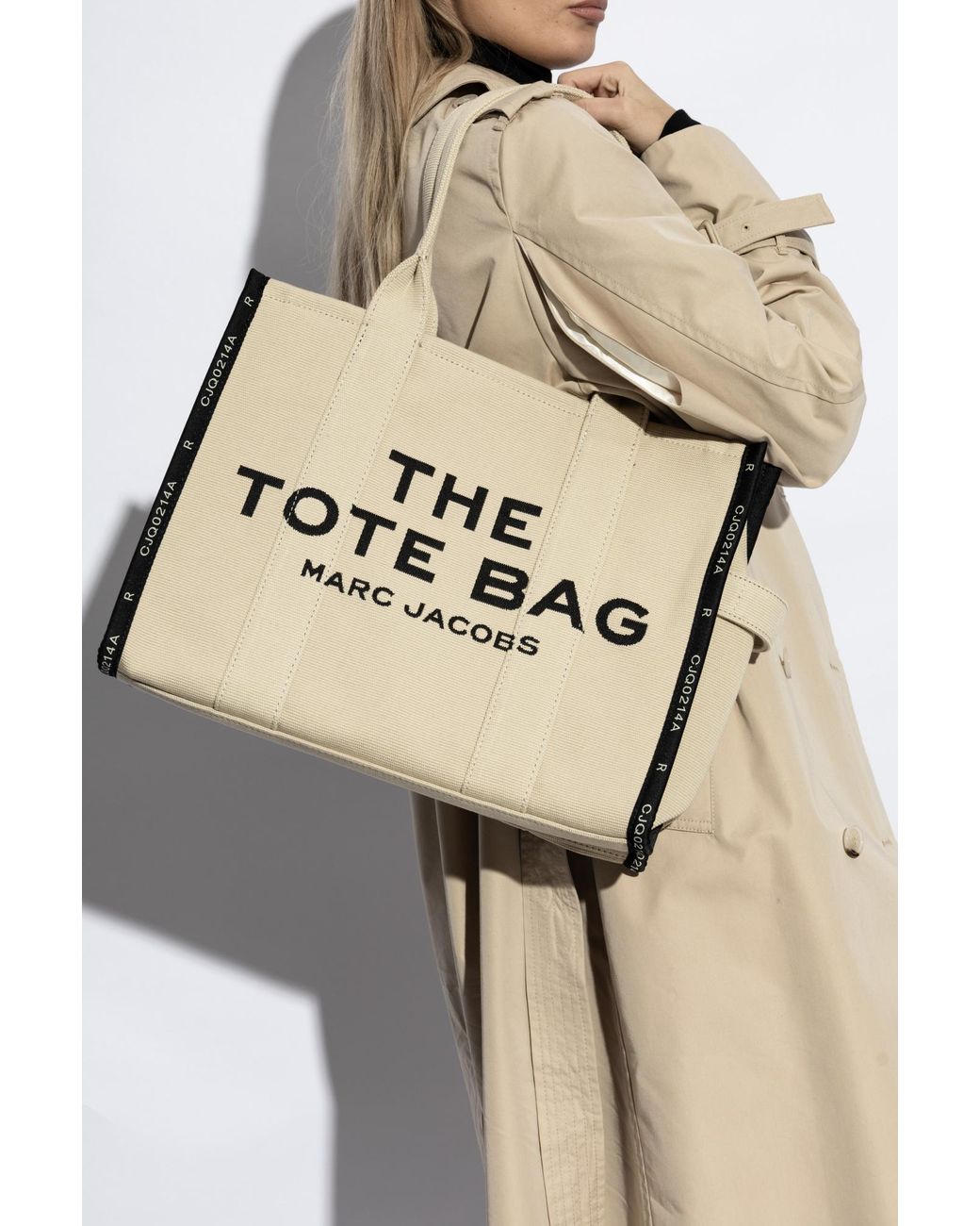 Marc Jacobs Natural Shopper Bag With Logo