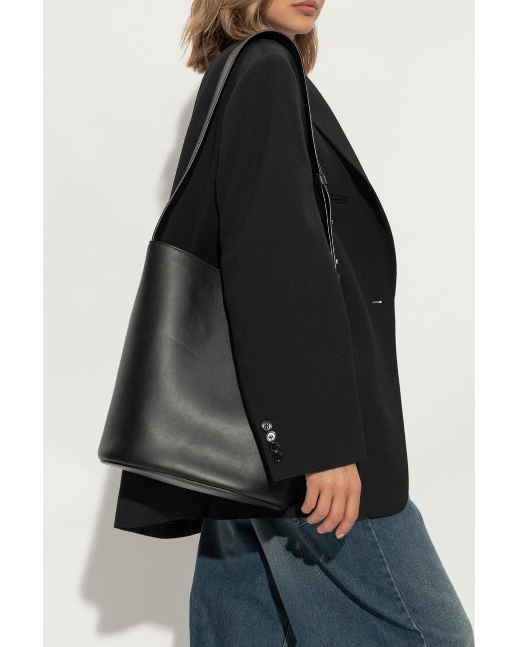 LIE STUDIO Black 'The Norma' Shopper Bag