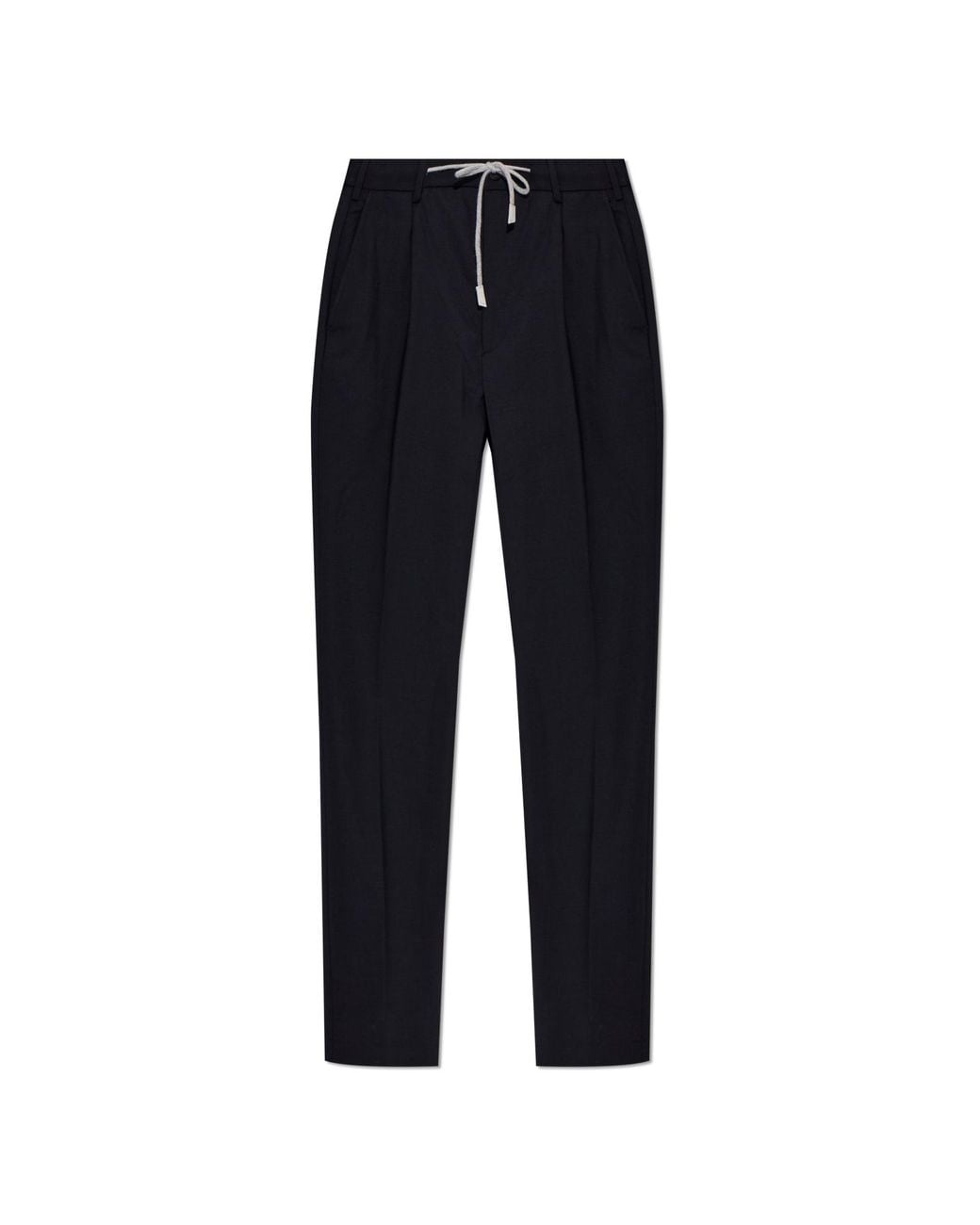Eleventy Blue Wool Trousers for men