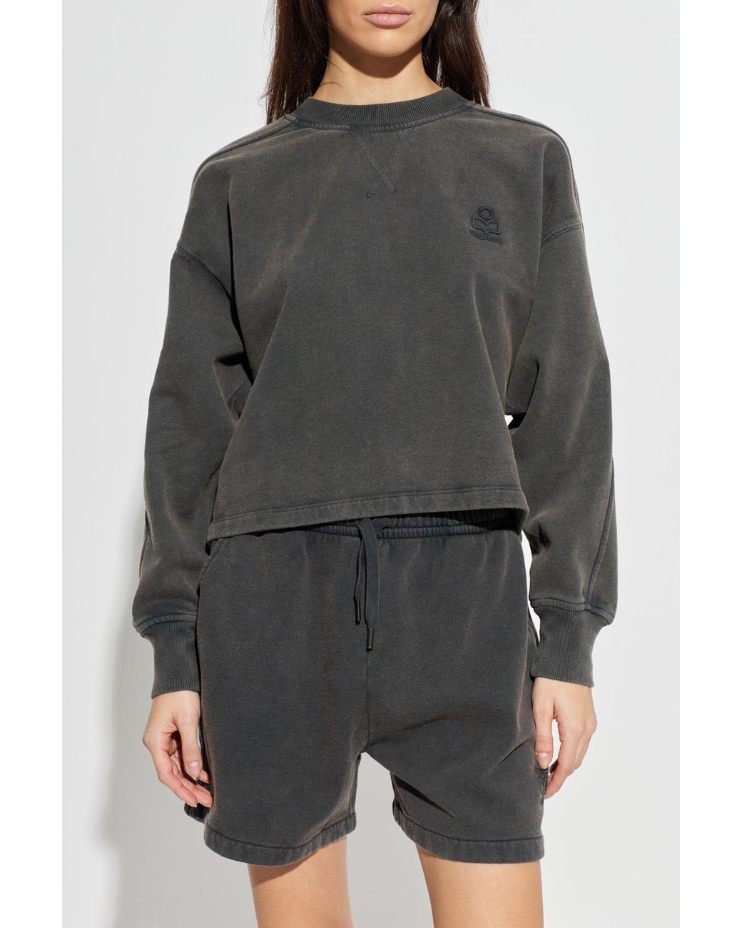 Isabel Marant Gray Sweatshirt "Sunny"