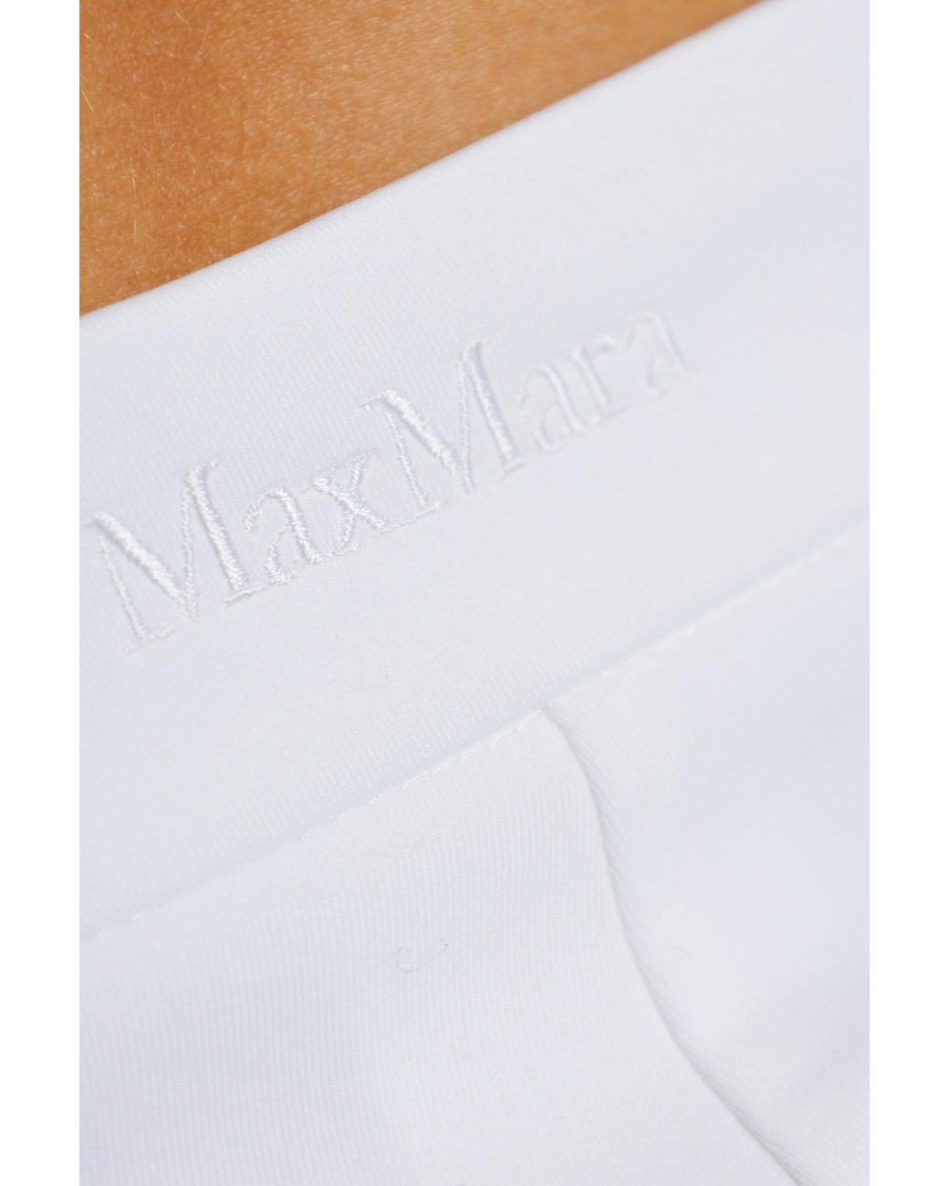 Max Mara White 'Corona' Trousers