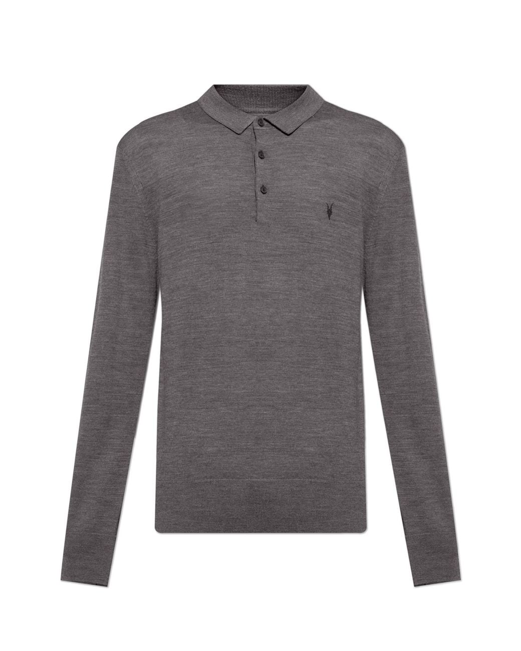 AllSaints Black Polo 'Mode' for men
