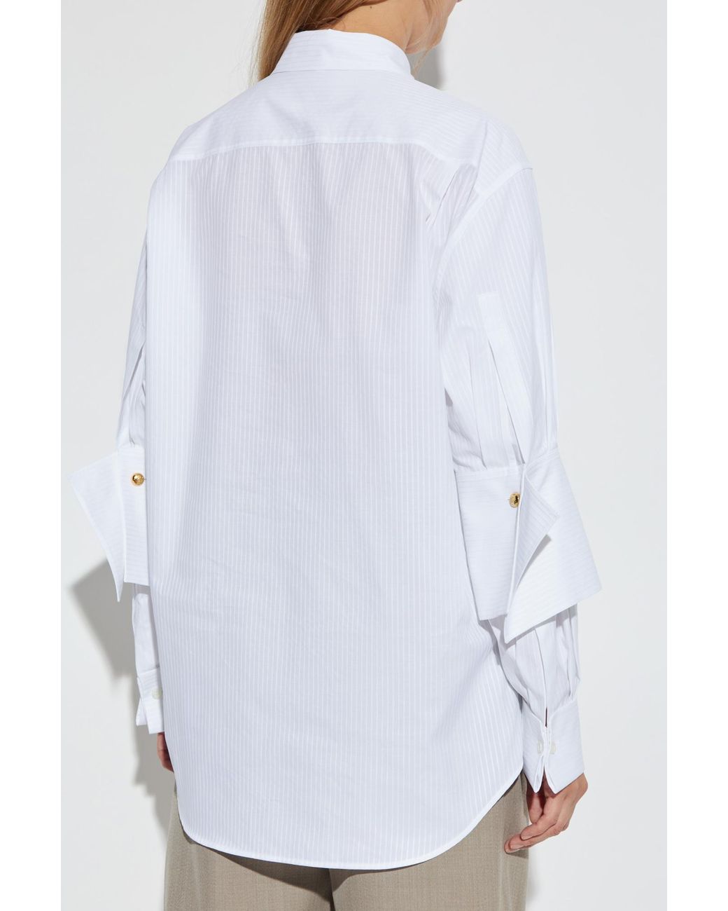 Loewe White Shirt With Double Cuffs
