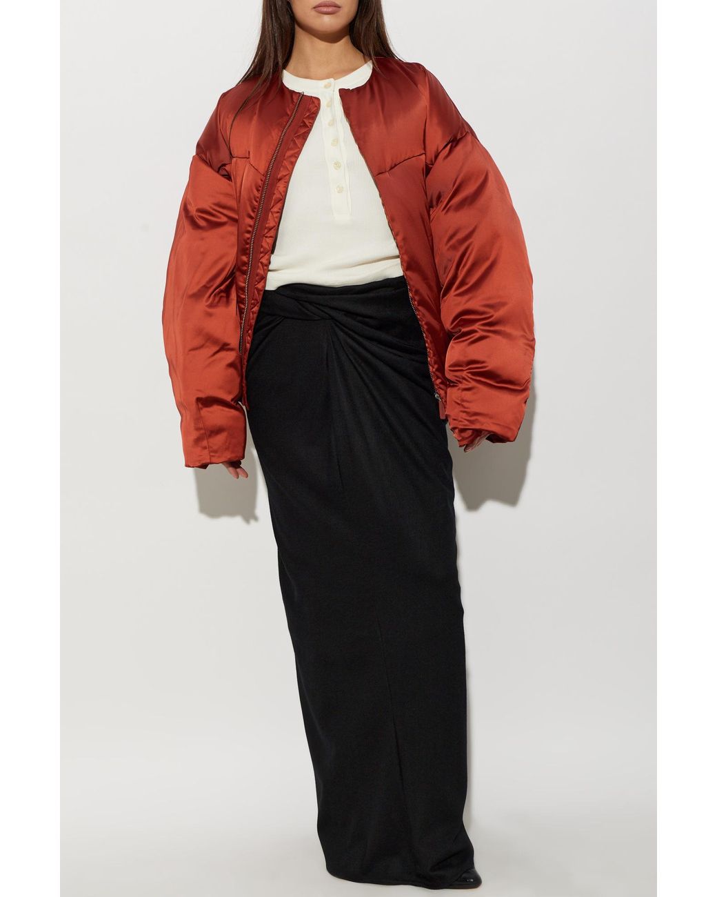 Entire studios Red Down Jacket