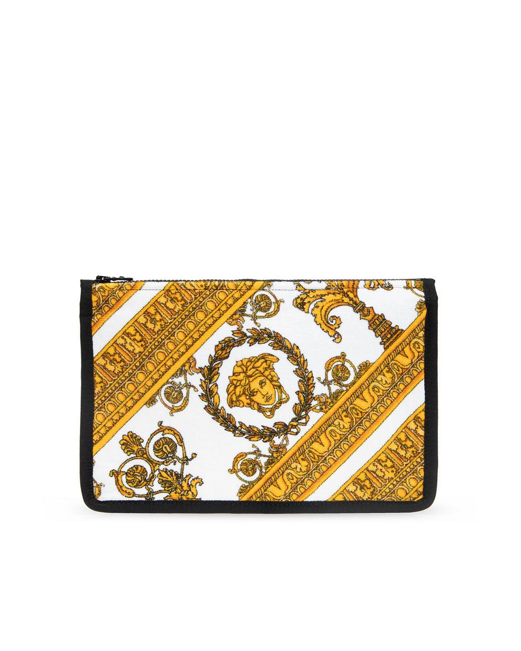Versace Patterned Wash Bag in Black | Lyst