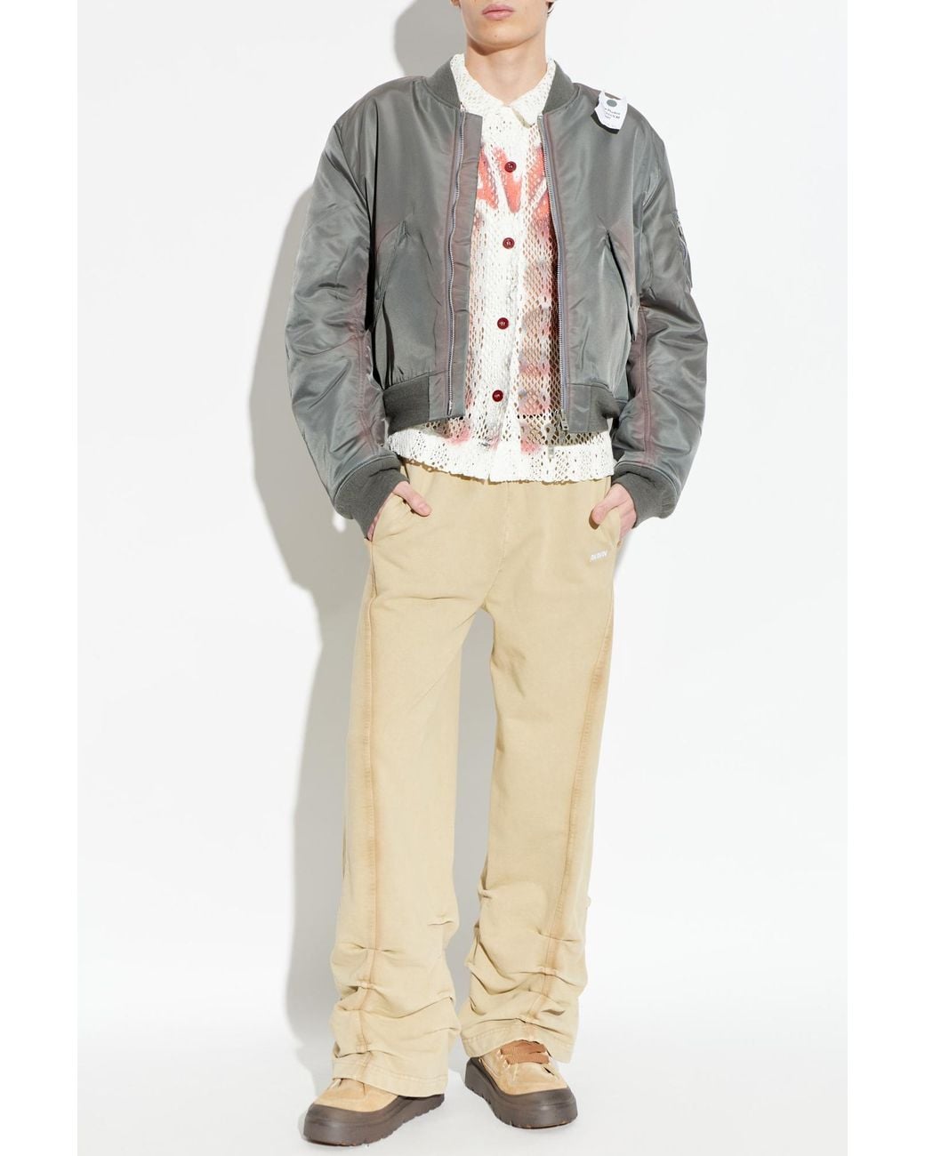AVAVAV Natural Wide-Leg Sweatpants for men