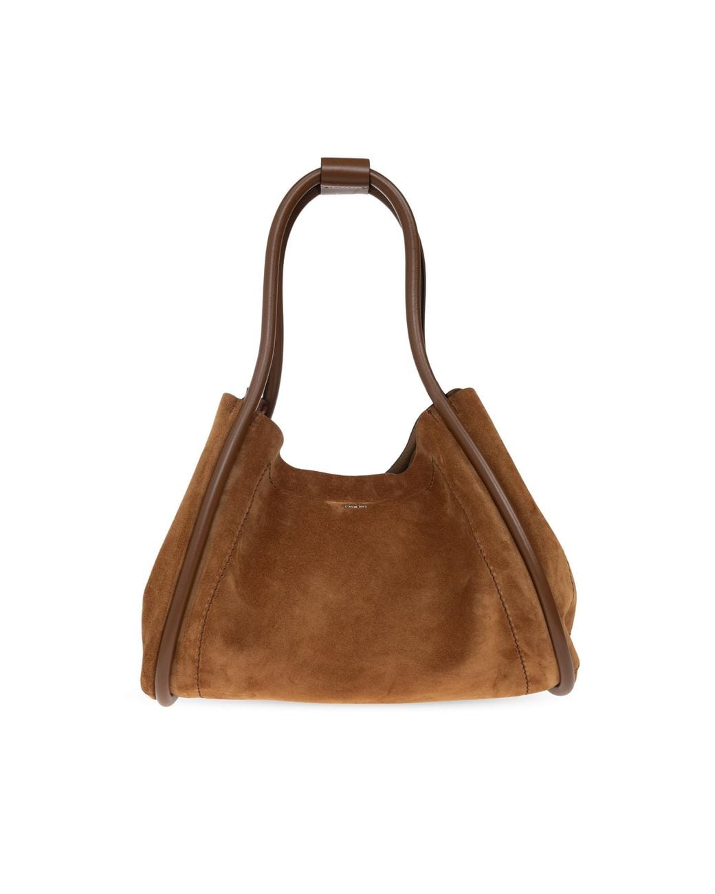Max Mara Brown Suede Tote Bag 'Marine'