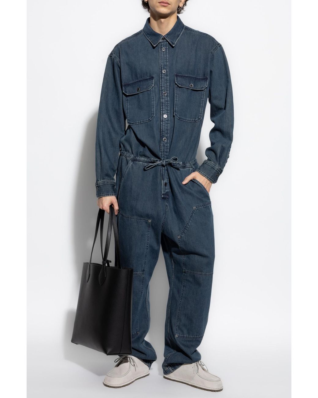 Isabel Marant Denim Jumpsuit Otilie in Blue for Men | Lyst