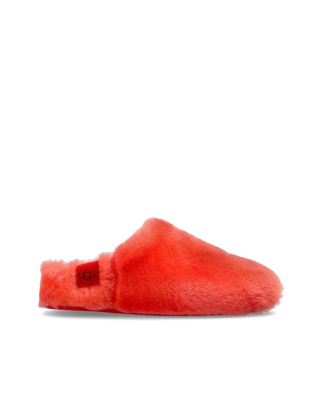 Ugg Gray 'Elea Fluffed' Slippers